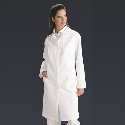 Lab Coats & Miscellaneous : Ladies Full Length Lab Coat White
