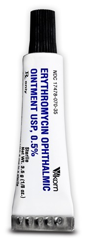 erythromycin 5mg/gm eye ointment