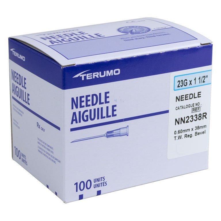 Terumo Needle, 23GX 1 1/2