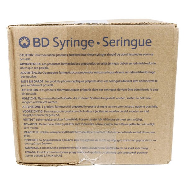 BD Tuberculin Syringe & Needle, 1mL, Luer Slip, 25G X 5/8