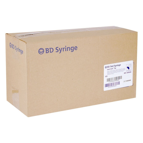 上等な Luer BD Lock Med-Vet | 309646 125/Box 5mL, Syringe, スノーボード