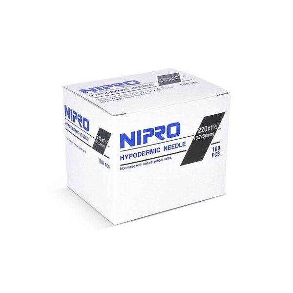 Nipro Needle, 22G x 1.5