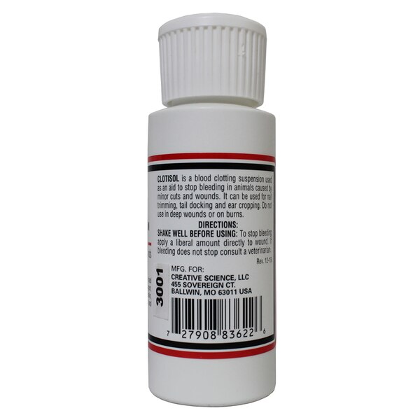 Clotisol Blood Clotting Suspension, 2oz, Each | Med-Vet International