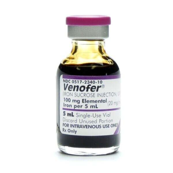 Venofer IV, 100mg, 5mL, SDV, 10 Vials | Med-Vet International