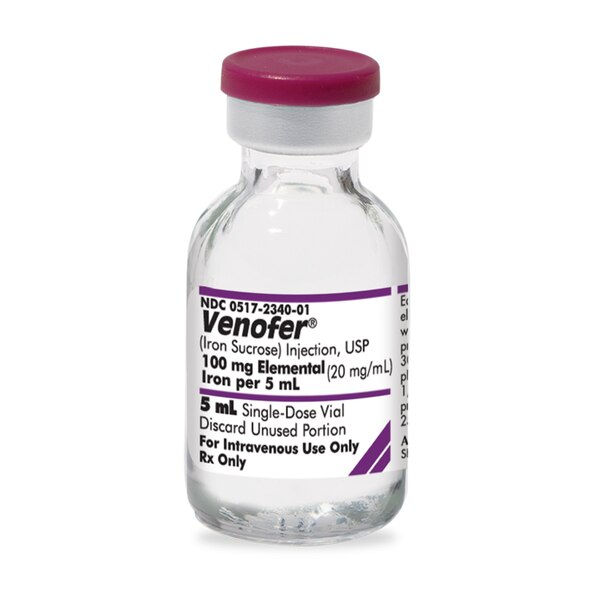Venofer IV, 100mg, 5mL, SDV, 25 Vials | Med-Vet International