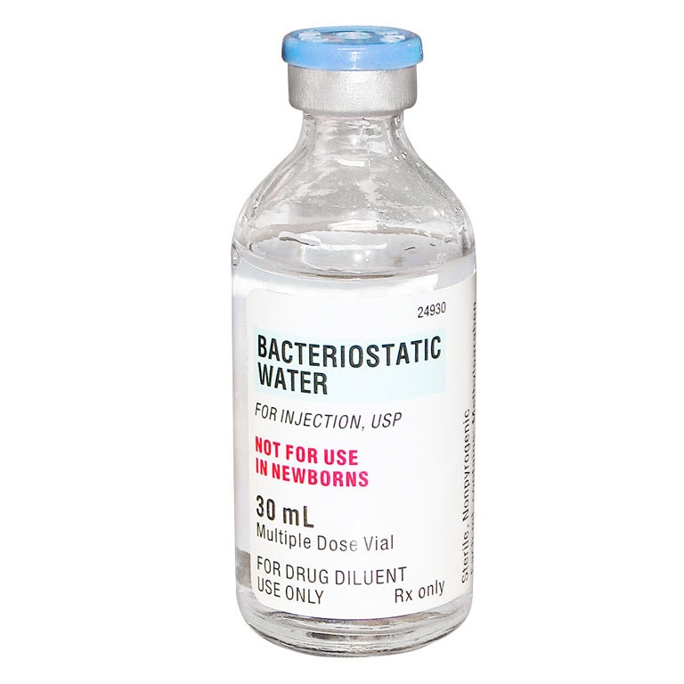 do pharmacies sell bac water Bacteriostatic Sterile Water for Injection, 30mL