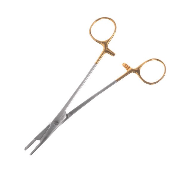 Olsen-Hegar Tungsten Carbide Needle Holder with Serrated Jaws and ...