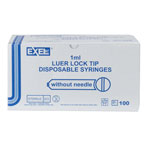 Exel Syringes, 1mL Luer Lock, 100/Box