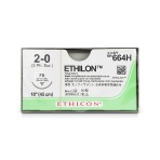 Ethicon Ethilon Nylon Suture, Size 2-0, FS, 18