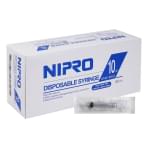 Nipro Syringe, 10mL, Luer Lock, 100/BX, JD+10L-WEI