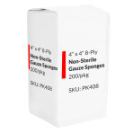 Gauze Sponges, 4x4, Non-Sterile, 8-Ply, 200/pkg