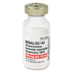 Kenalog Injection (Generic Triamcinolone Acetonide), 40mg/mL, 10mL, Each
